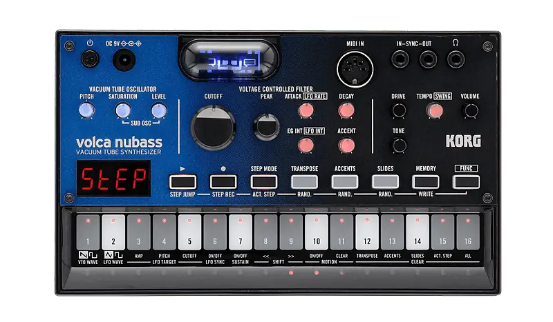 

Korg Volca Nubass Ламповый синтезатор Volca Nubass Vacuum Tube Synthesizer