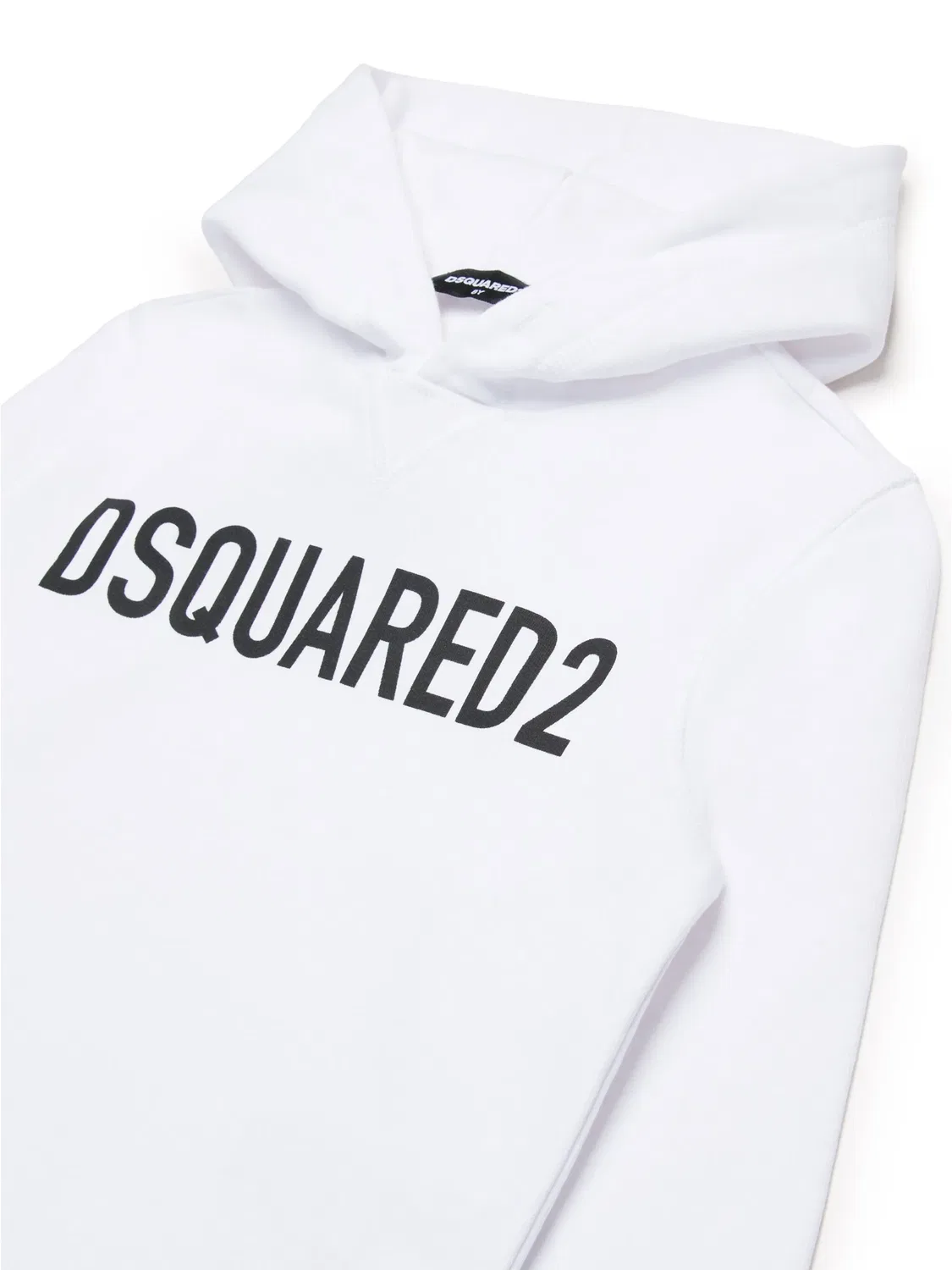 Худи с логотипом из хлопка DSQUARED2, белый — фото 2