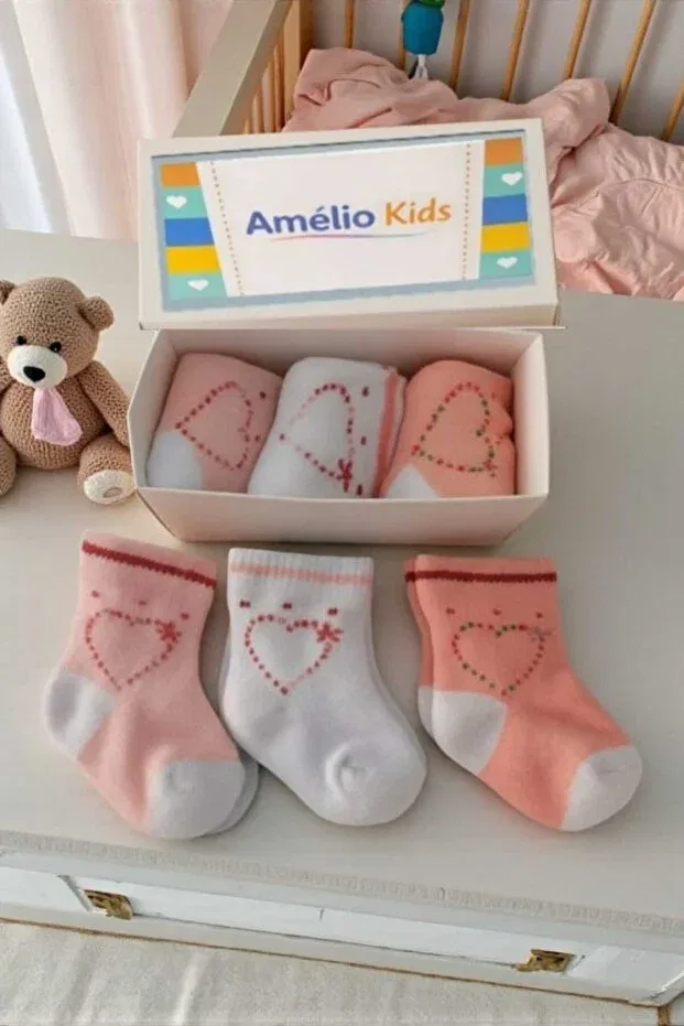 Детские носки махровые с принтом Amélio Kids, Multicolor
