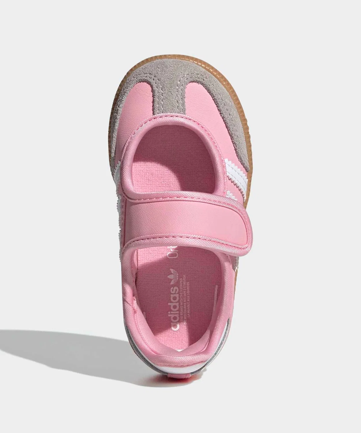 Детские кроссовки с ремешками Samba Jane Adidas, Pink — фото 2