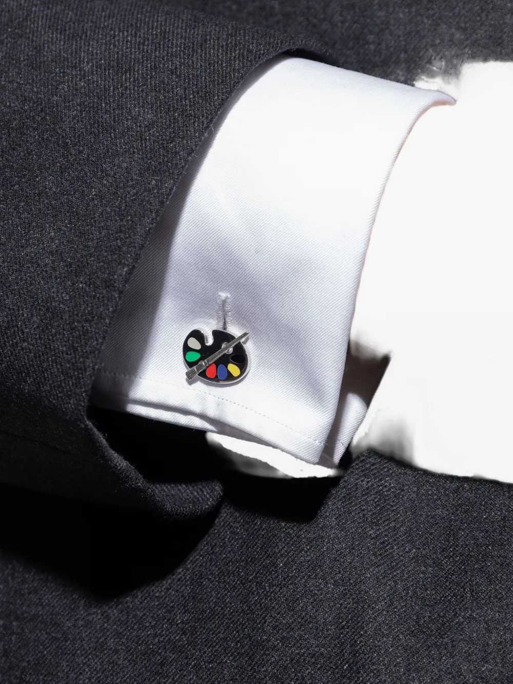 

Запонки в виде палитры для красок Paul Smith, серебристый