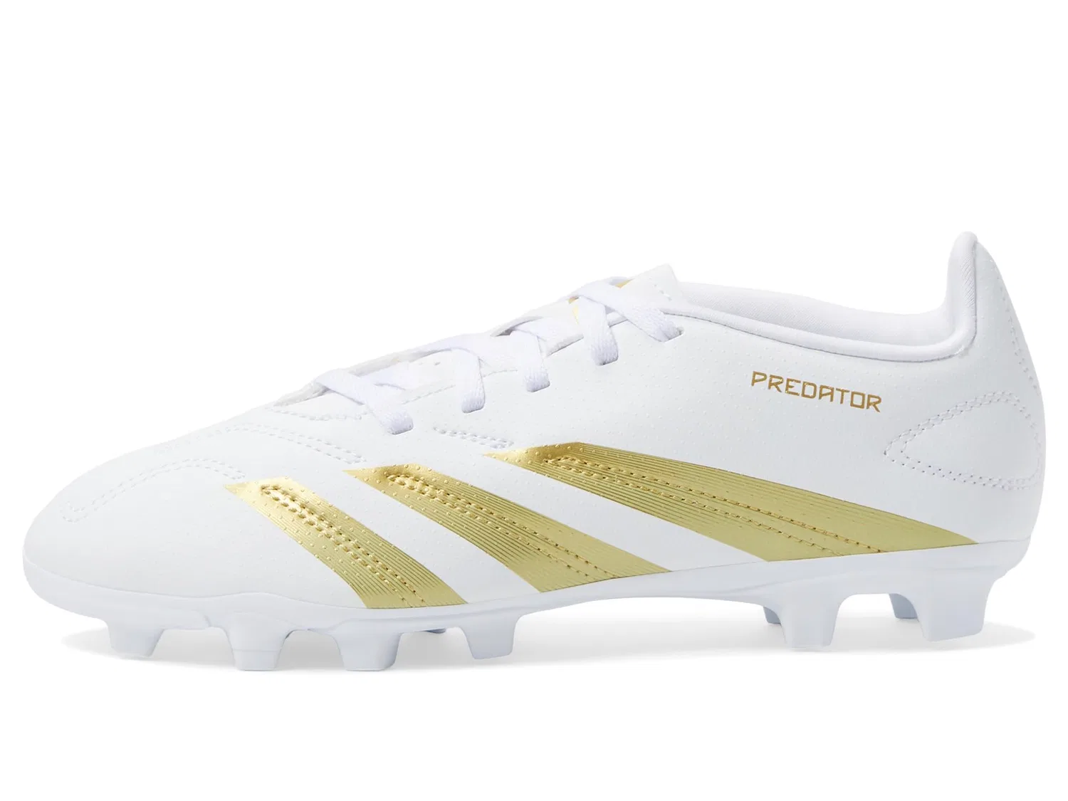 Детские бутсы для мальчиков с принтом Club Predator Flexible Ground Adidas, Core Black/Ftwr White/Solar Red — фото 4
