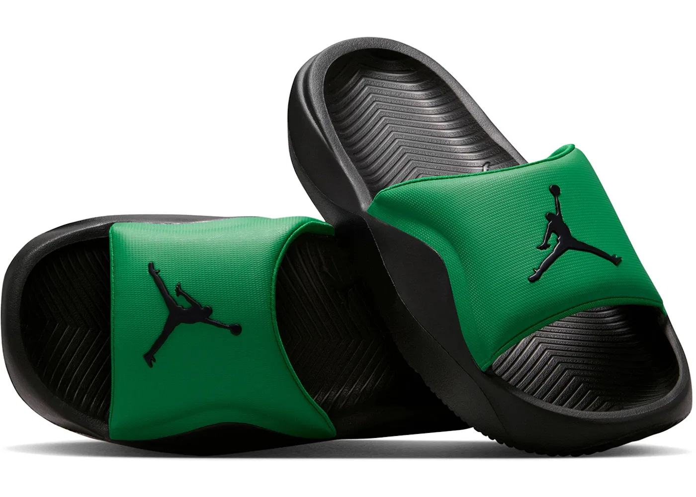 Детские шлепанцы Jordan Franchise Slide Lucky Green Black