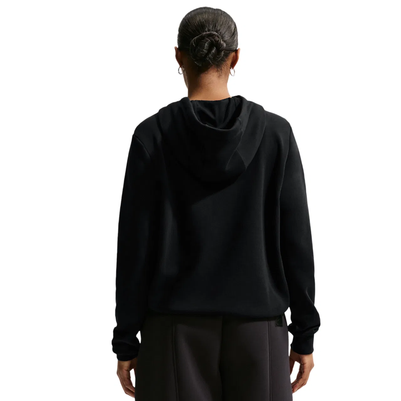 Женская толстовка Club Fleece Nike, черный/белый — фото 2