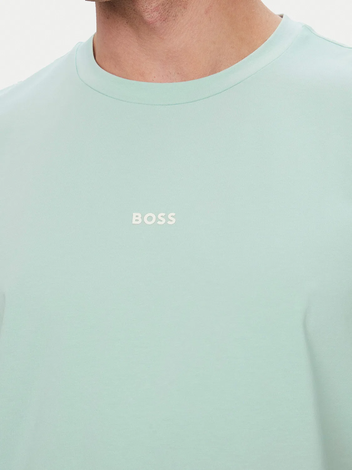 Мужская футболка свободного кроя Tchup Boss, бирюзовый — фото 4