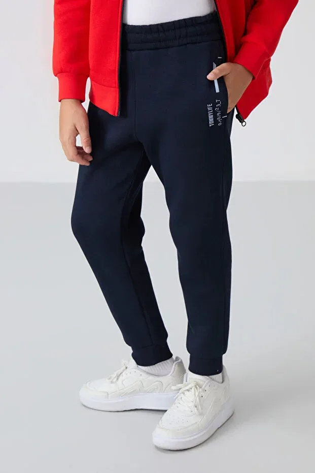 Детский спортивный костюм для мальчиков с вышивкой Fiesta Tommy Life, Fiesta/Navy Blue — фото 4