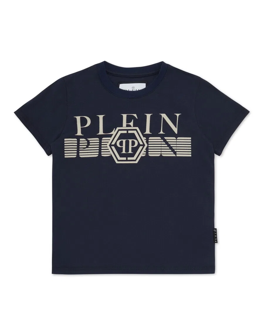 Рубашка Philipp Plein темно-синего цвета