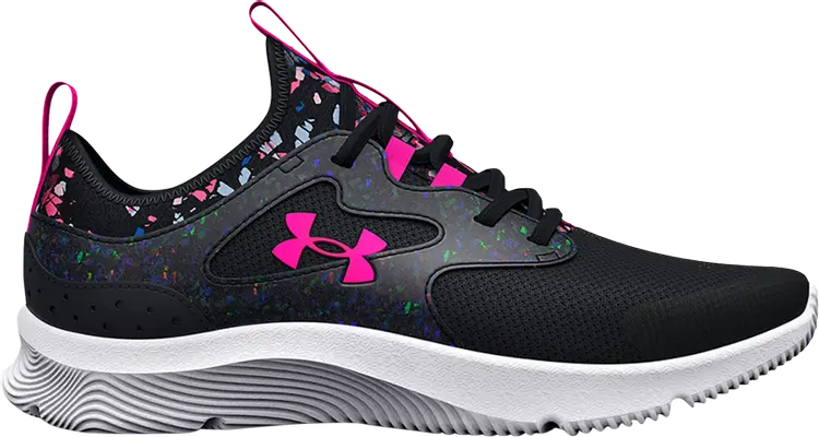 

Кроссовки Under Armour Infinity 2.0 AL Printed PS Black Pink Punk, черный