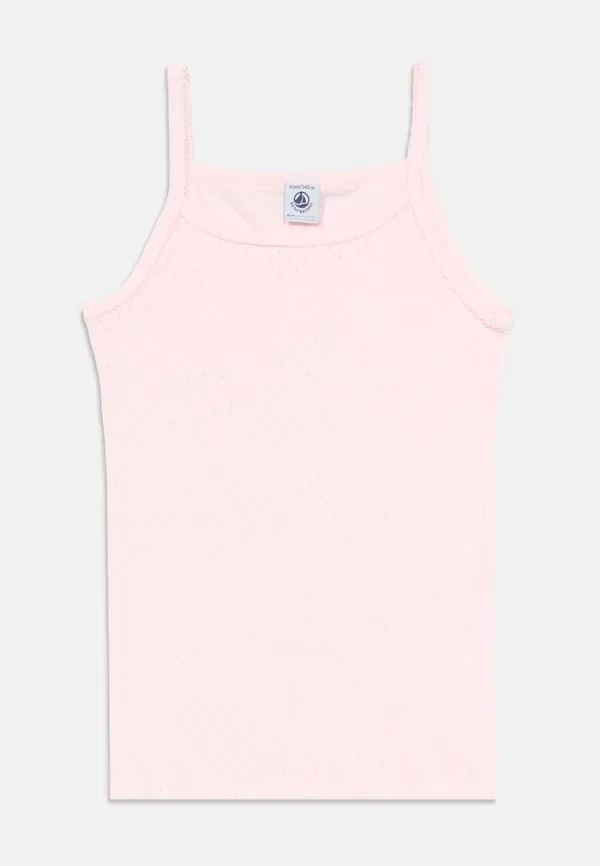 Комплект из 2 маек с цветочным принтом Chemises 2 pack Petit Bateau pink, розовый — фото 3