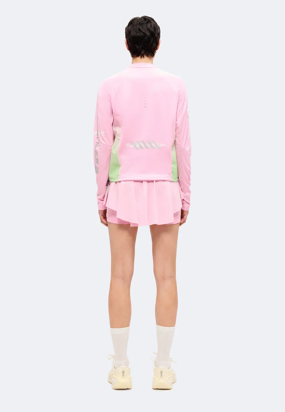 Юбка-Шорты Swift - спортивная юбка Nike Performance, Pink Rise/Black/Illusion Green — фото 3