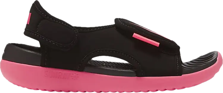 

Сандалии Nike Sunray Adjust 5 V2 GS 'Black Racer Pink', черный