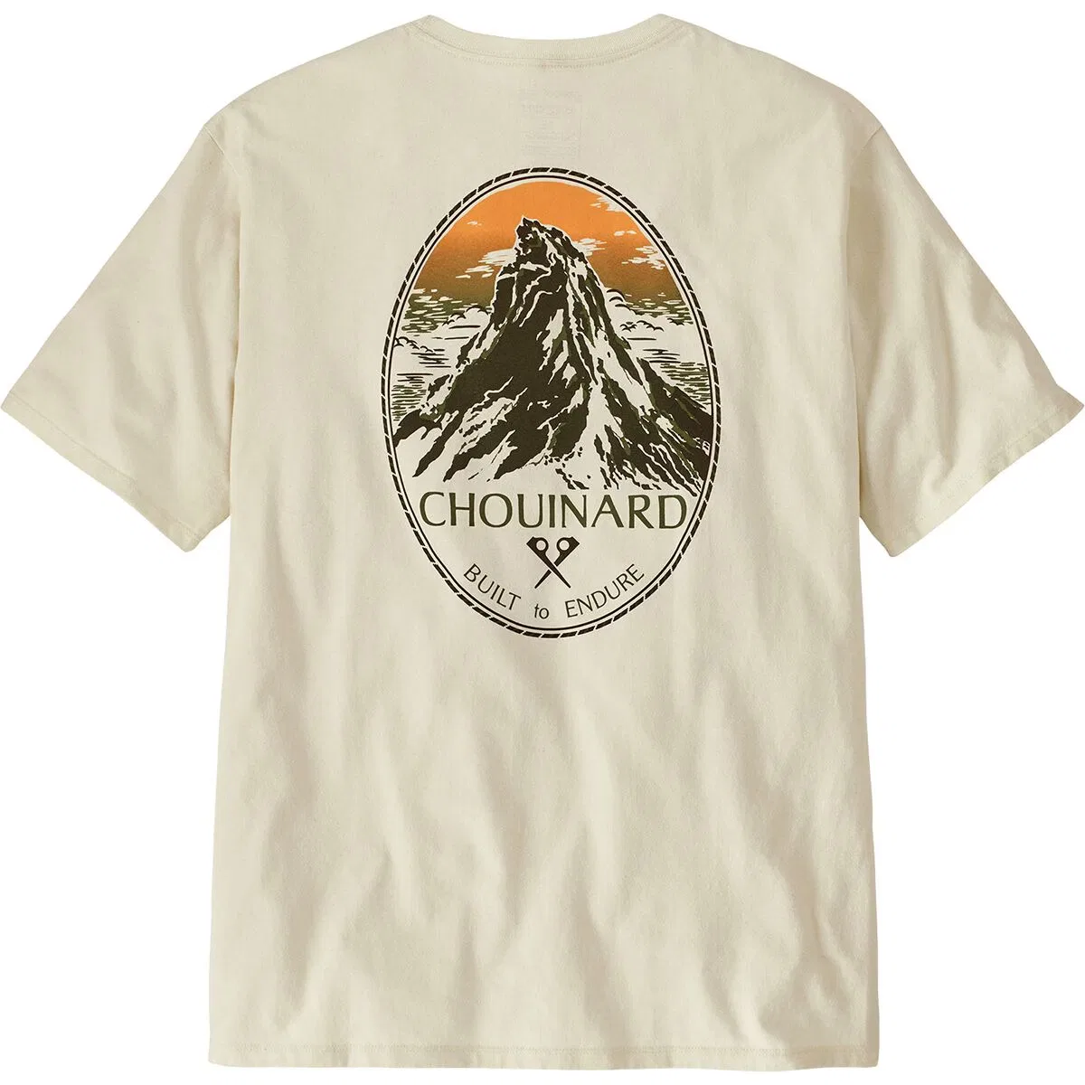 Мужская футболка с нагрудным карманом Chouinard Crest Pocket Responsibili-Tee Patagonia, Birch White