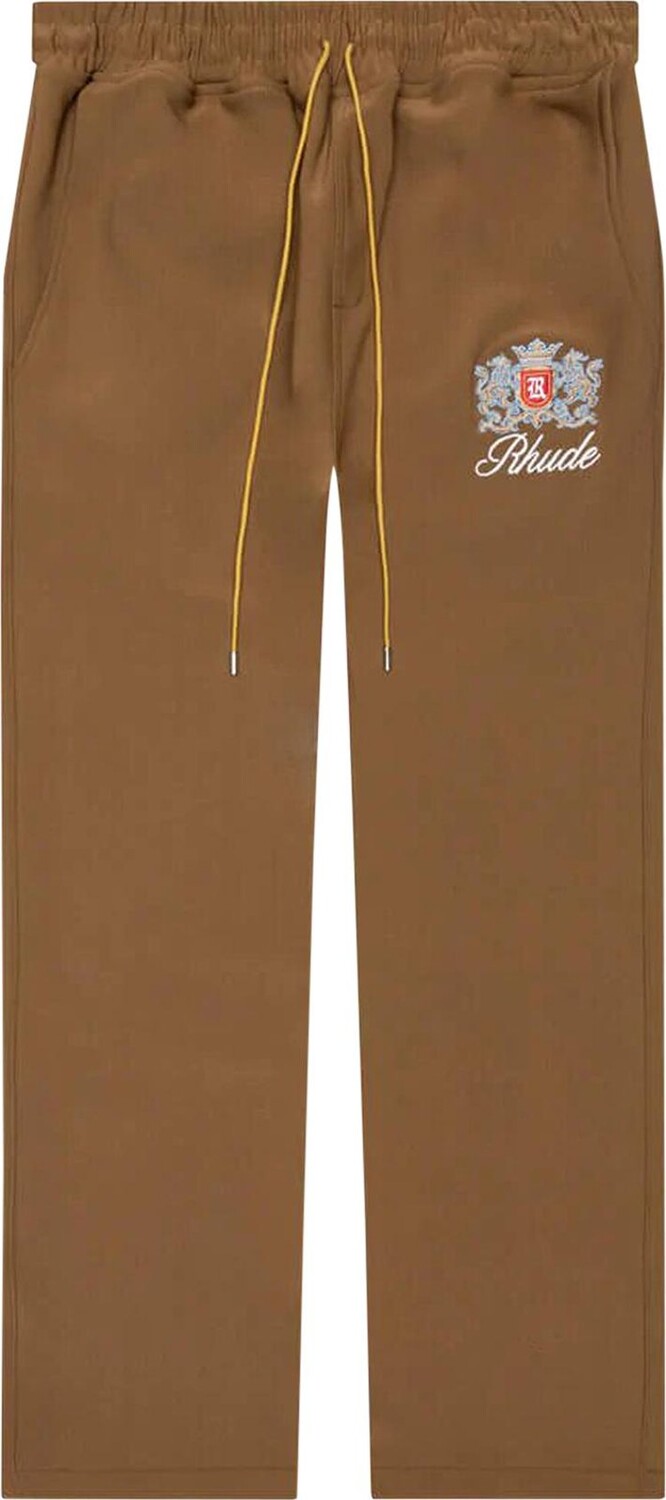 

Брюки Rhude Brentwood Track Pant 'Tan', загар, Коричневый, Брюки Rhude Brentwood Track Pant 'Tan', загар