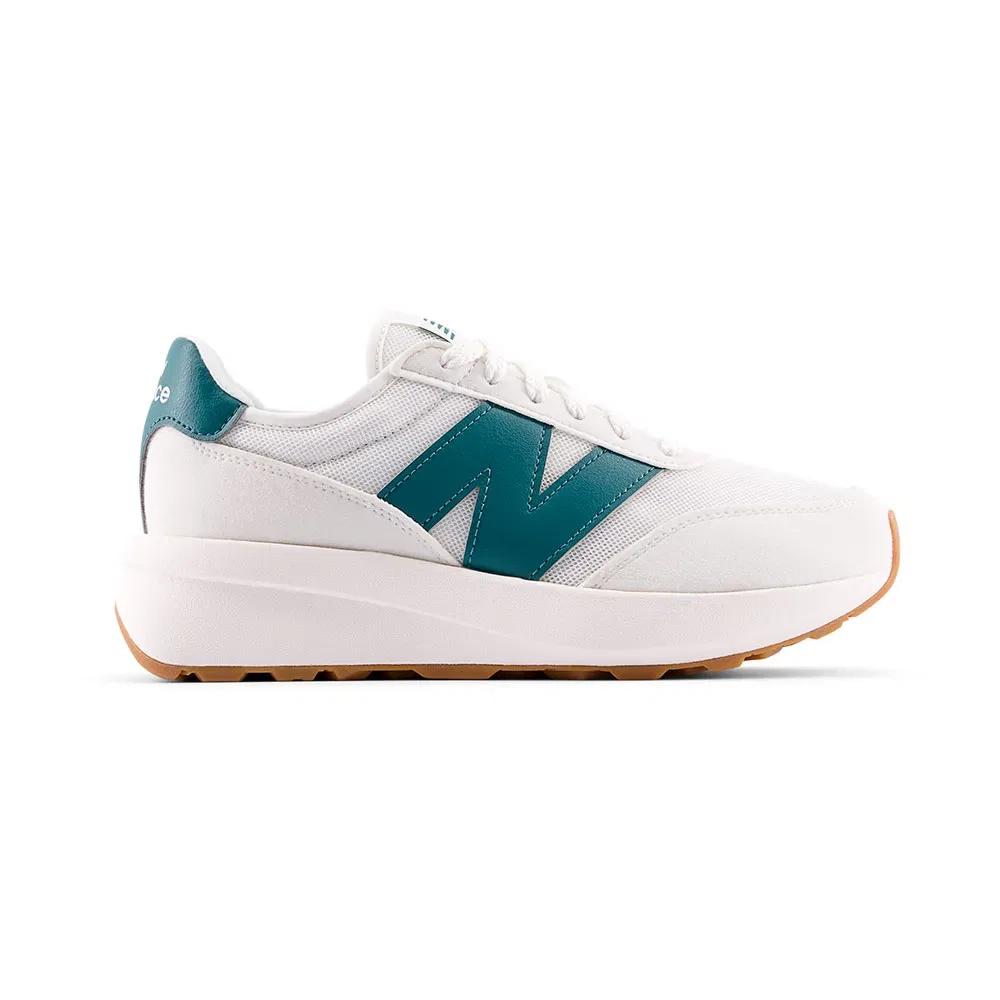 Кроссовки 370 New Balance, белый — фото 4
