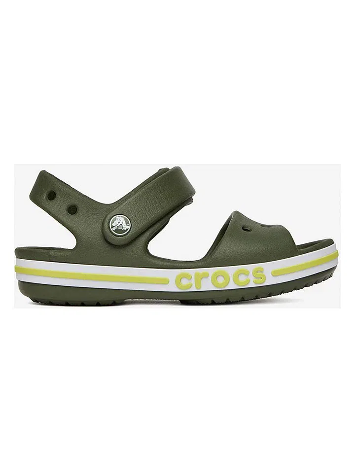 Сандалии с ремешками Bayaband Crocs, хаки — фото 2
