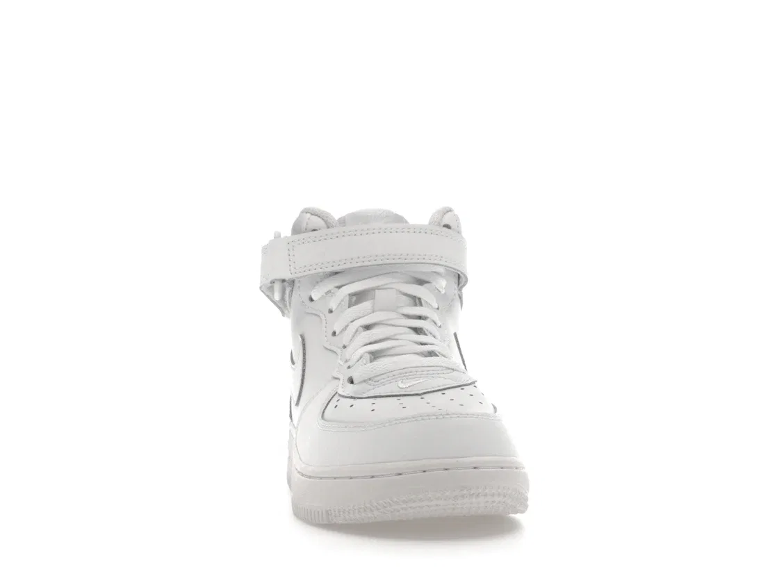 Детские кроссовки Lifestyle Nike Air Force 1 Mid LE, White/White — фото 2