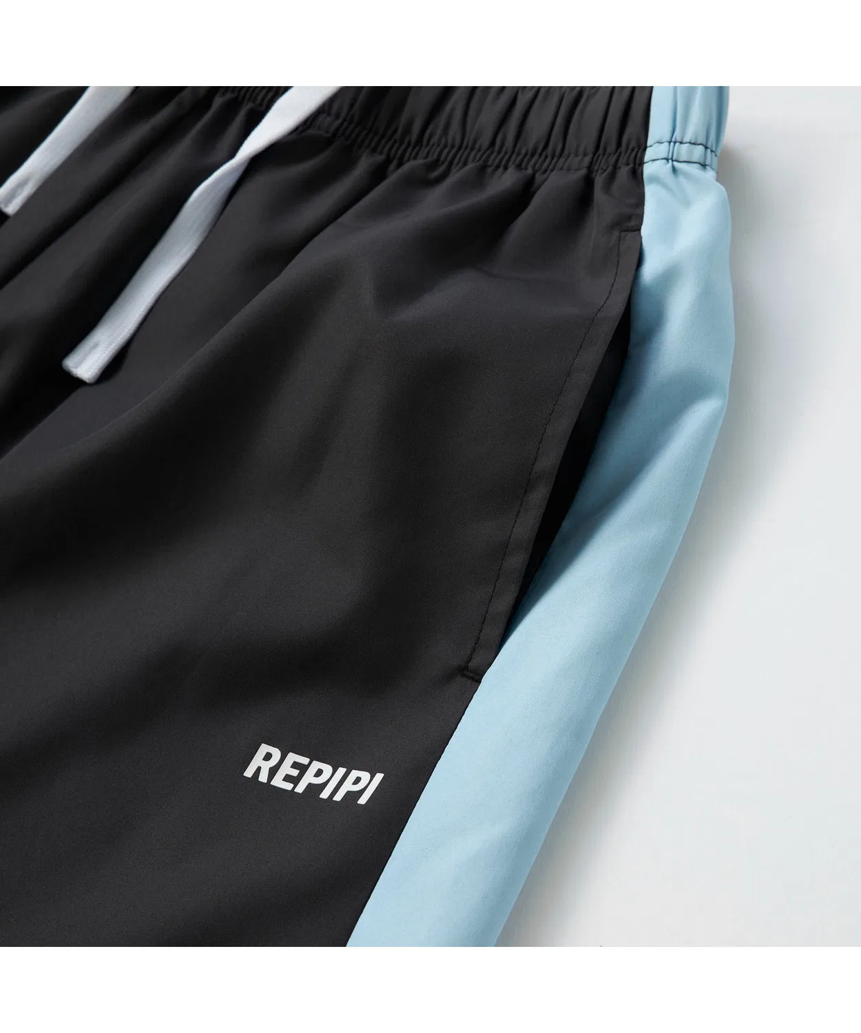 Детские спортивные брюки с контрастной отделкой repipi armario, Black/Pink — фото 4