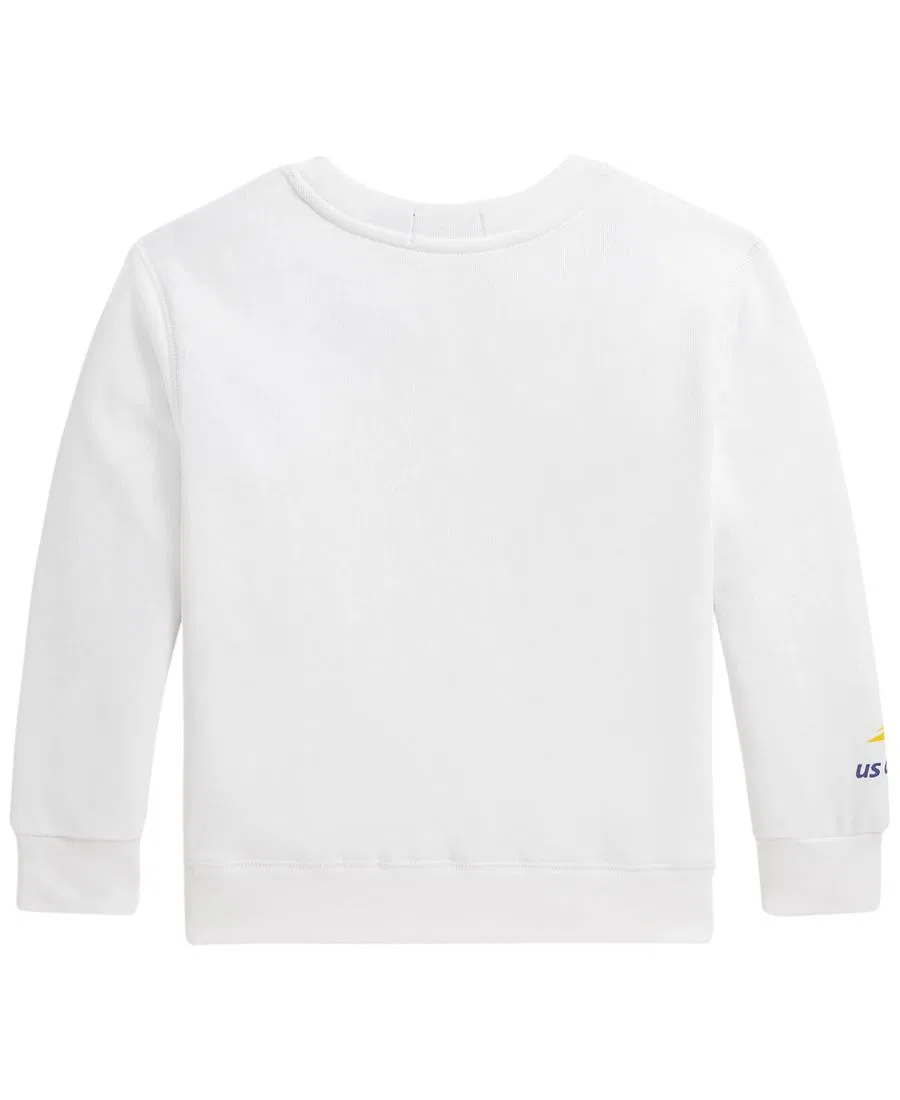 Свитшот с длинным рукавом с принтом Polo Bear US Open Polo Ralph Lauren, White — фото 2