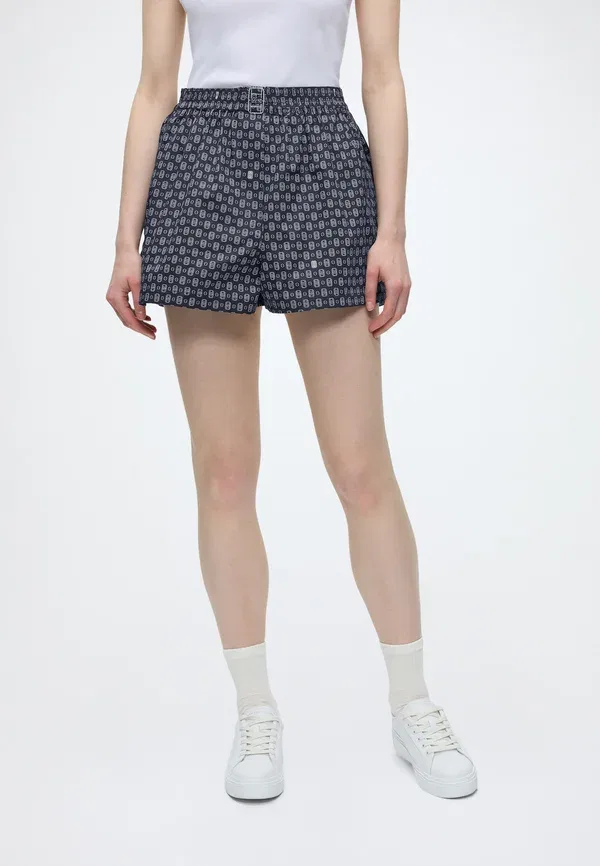 Шорты Lacoste Classic Fit, с принтом, синие