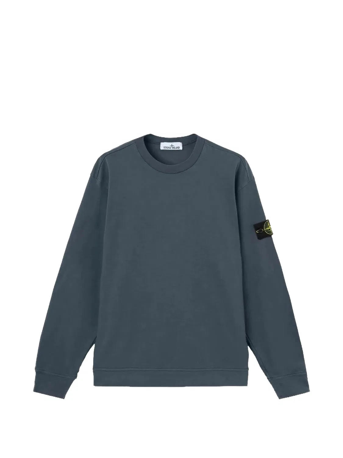 Свитшот из органического хлопка Stone Island, синий