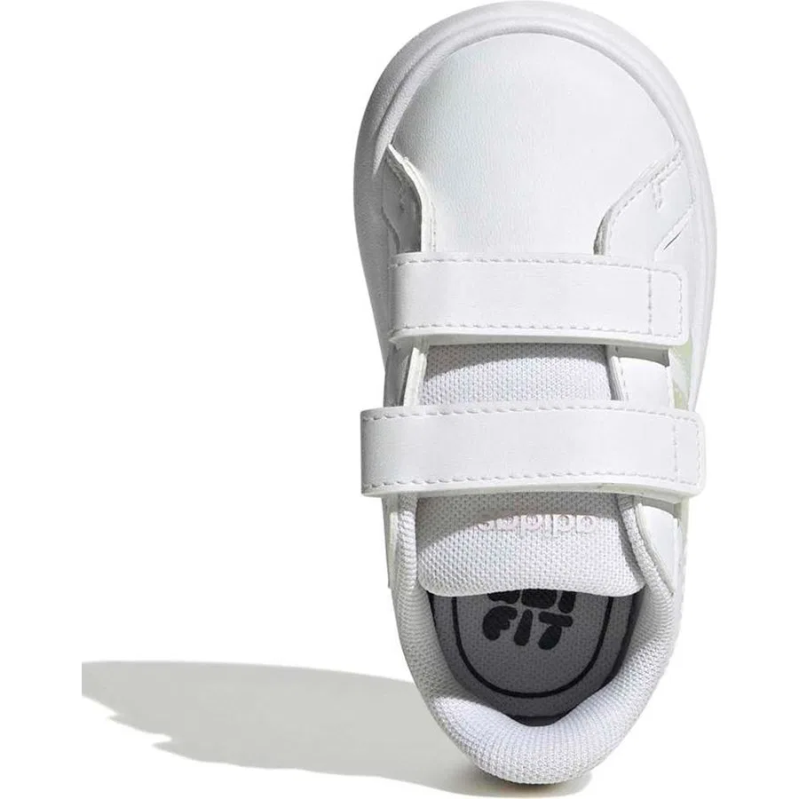Кроссовки детские с регулируемыми ремешками Grand Court 3.0 Bubble adidas, Черный — фото 3