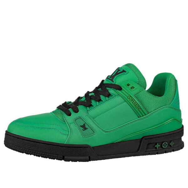 

Кроссовки trainers 'green with black' Louis Vuitton, зеленый