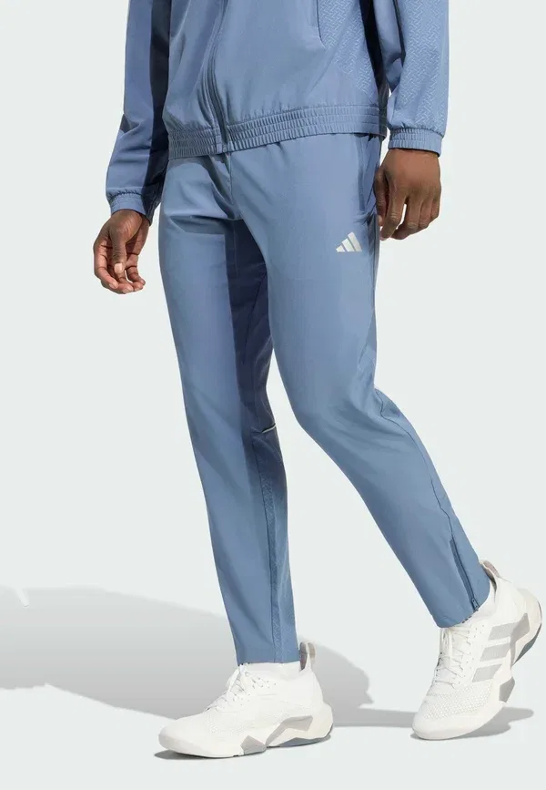 Технологичная одежда, узкие спортивные штаны - спортивные брюки Adidas Performance, чернильный