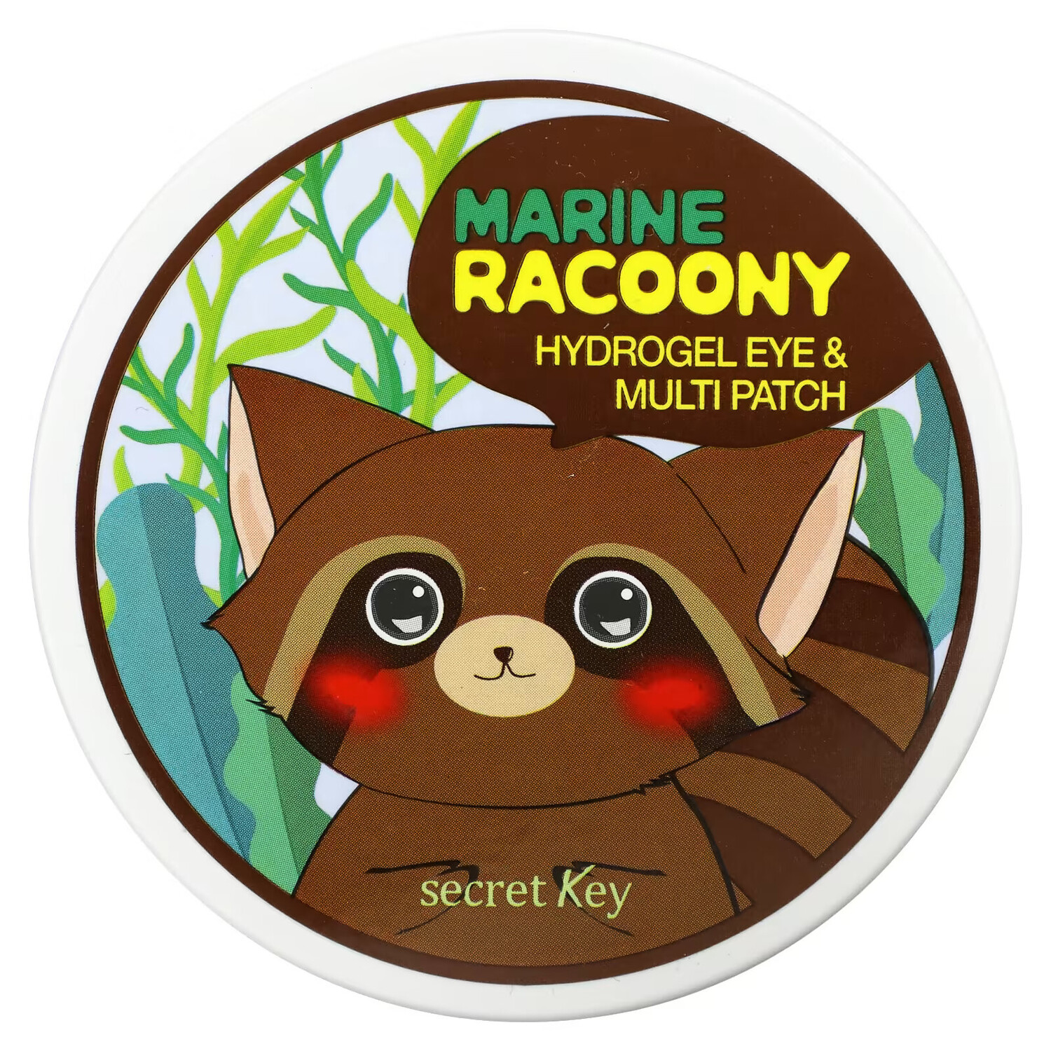 

Secret Key, Marine Racoony, гидрогелевые патчи для глаз и других зон, 60 патчей