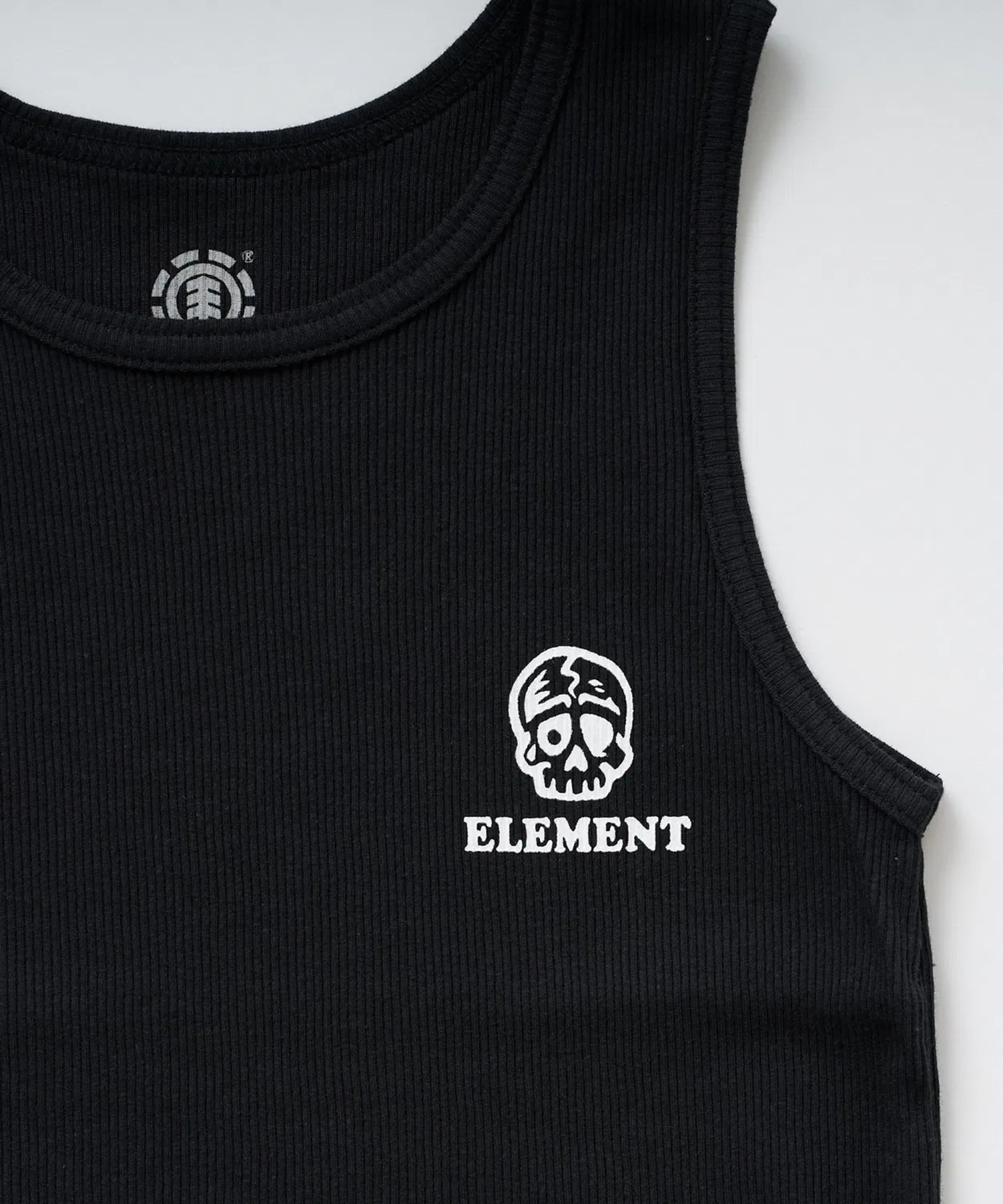 Детская футболка без рукавов с принтом LOGO ELEMENT, Black