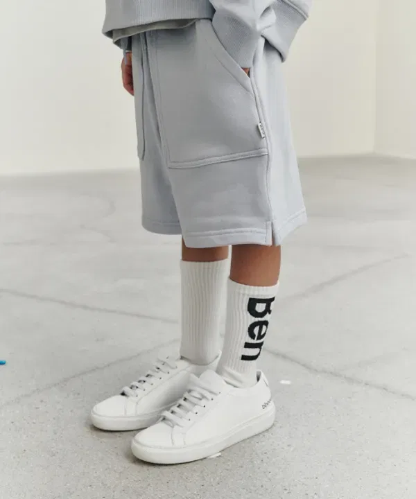Шорты с накладным карманом, Patch Pocket, синий