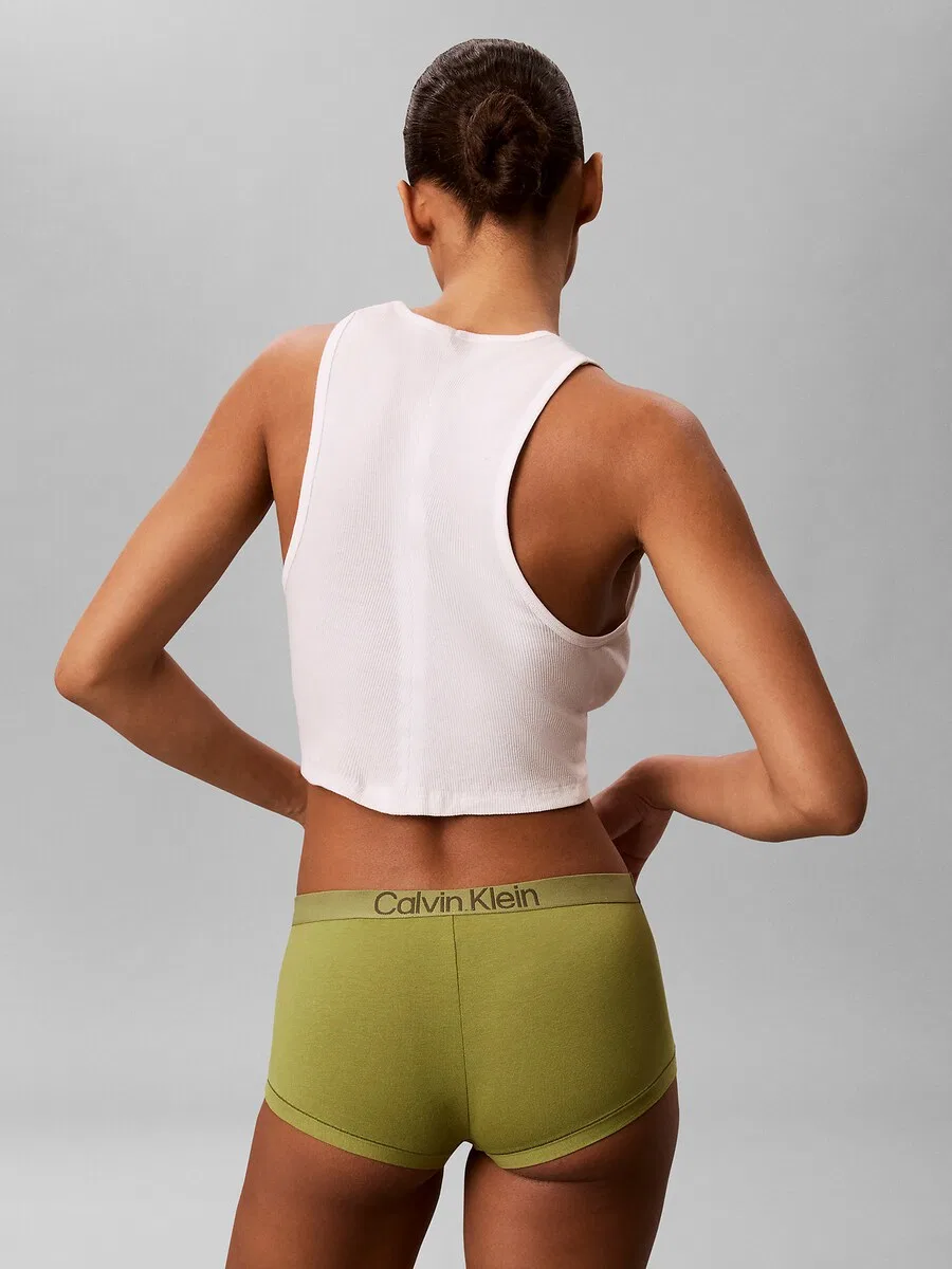 Трусики Calvin Klein синего, темно-синего, оливкового и белого цветов — фото 4
