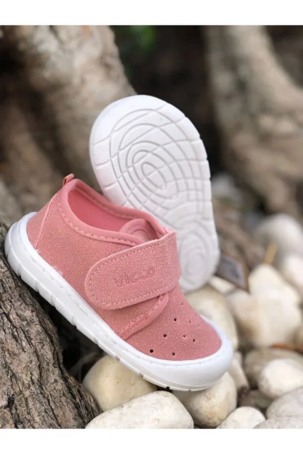 Детские туфли для девочек с ортопедической стелькой Vicco, Pink — фото 4
