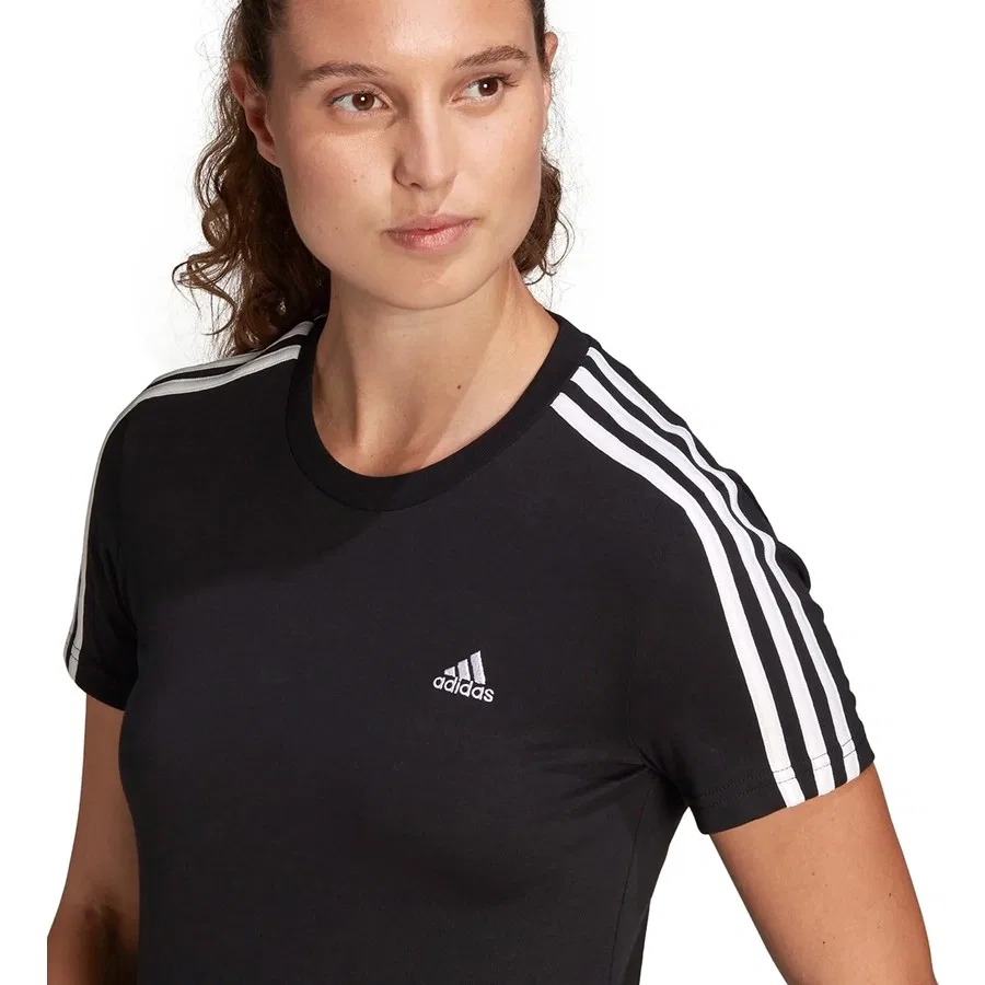 Женская футболка с принтом Sportswear adidas, Черный — фото 3