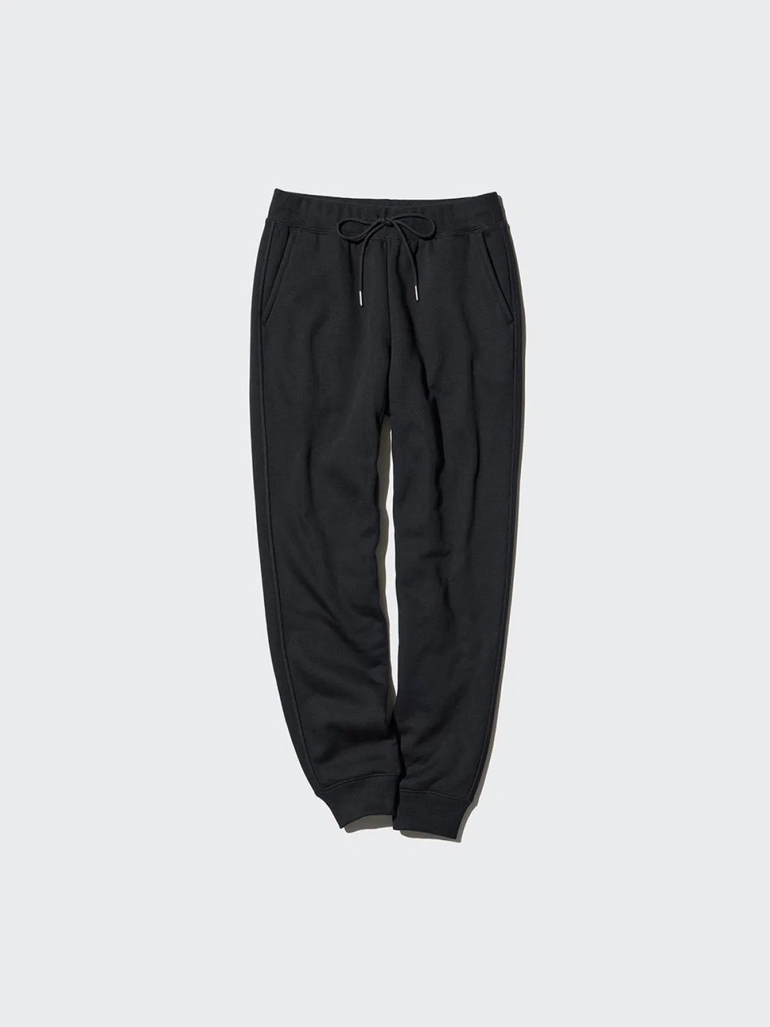 Брюки спортивные утепленные с эффектом овчины на флисе Uniqlo, черный