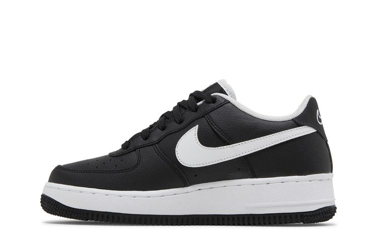 Кроссовки Nike Air Force 1 HO20 BG 'Dual Swoosh - Black', черный — фото 4