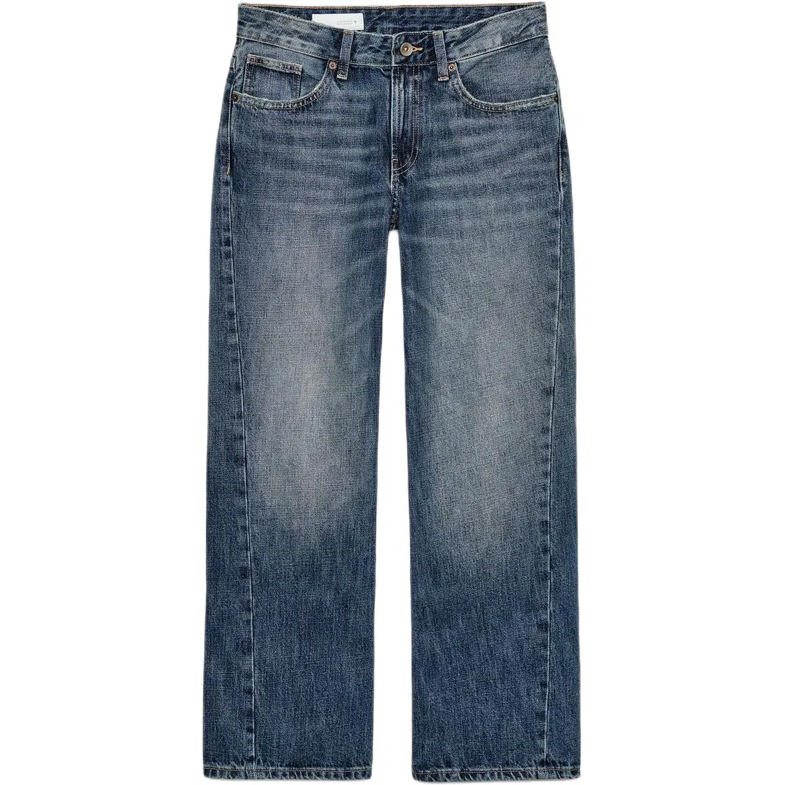 Женские джинсы прямого кроя Sea Blue ZARA