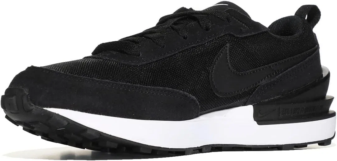 Детские кроссовки для мальчиков Waffle One Nike, Black/Black/White/Orange