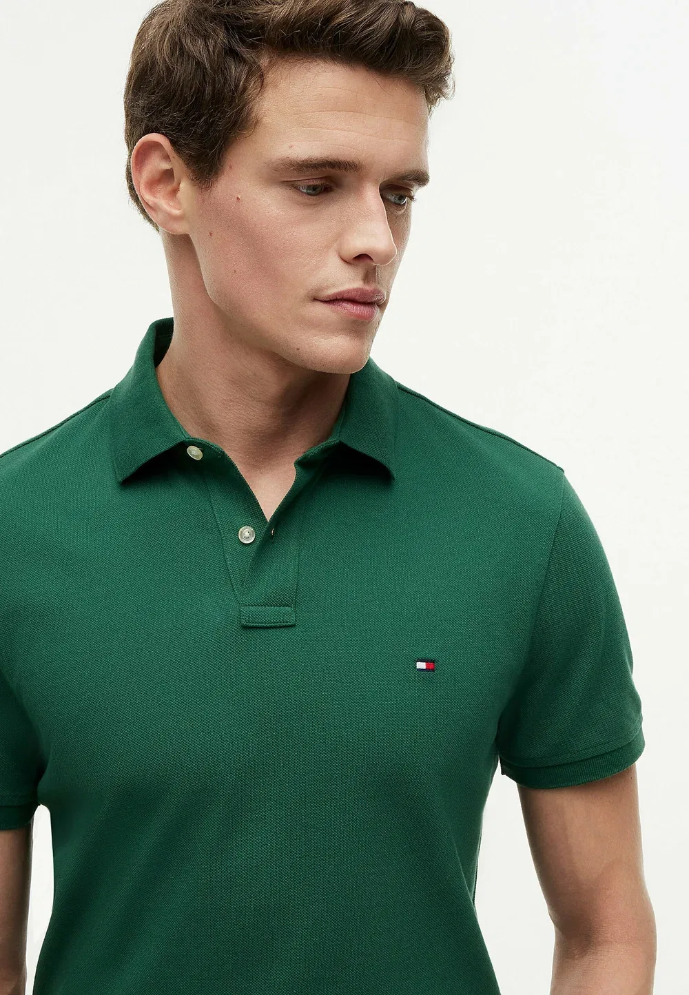 Поло 1985 года, обычная рубашка поло Tommy Hilfiger, Street Green — фото 4