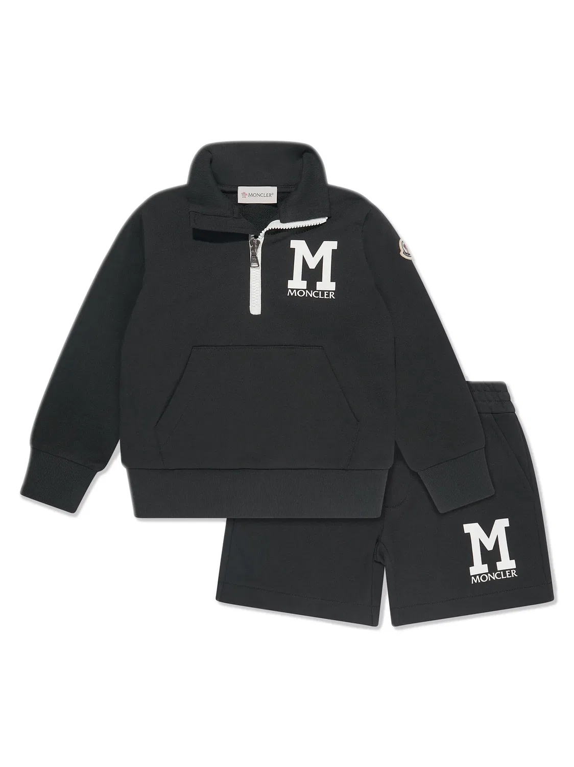 Т tracksuit с логотипом Moncler, черный