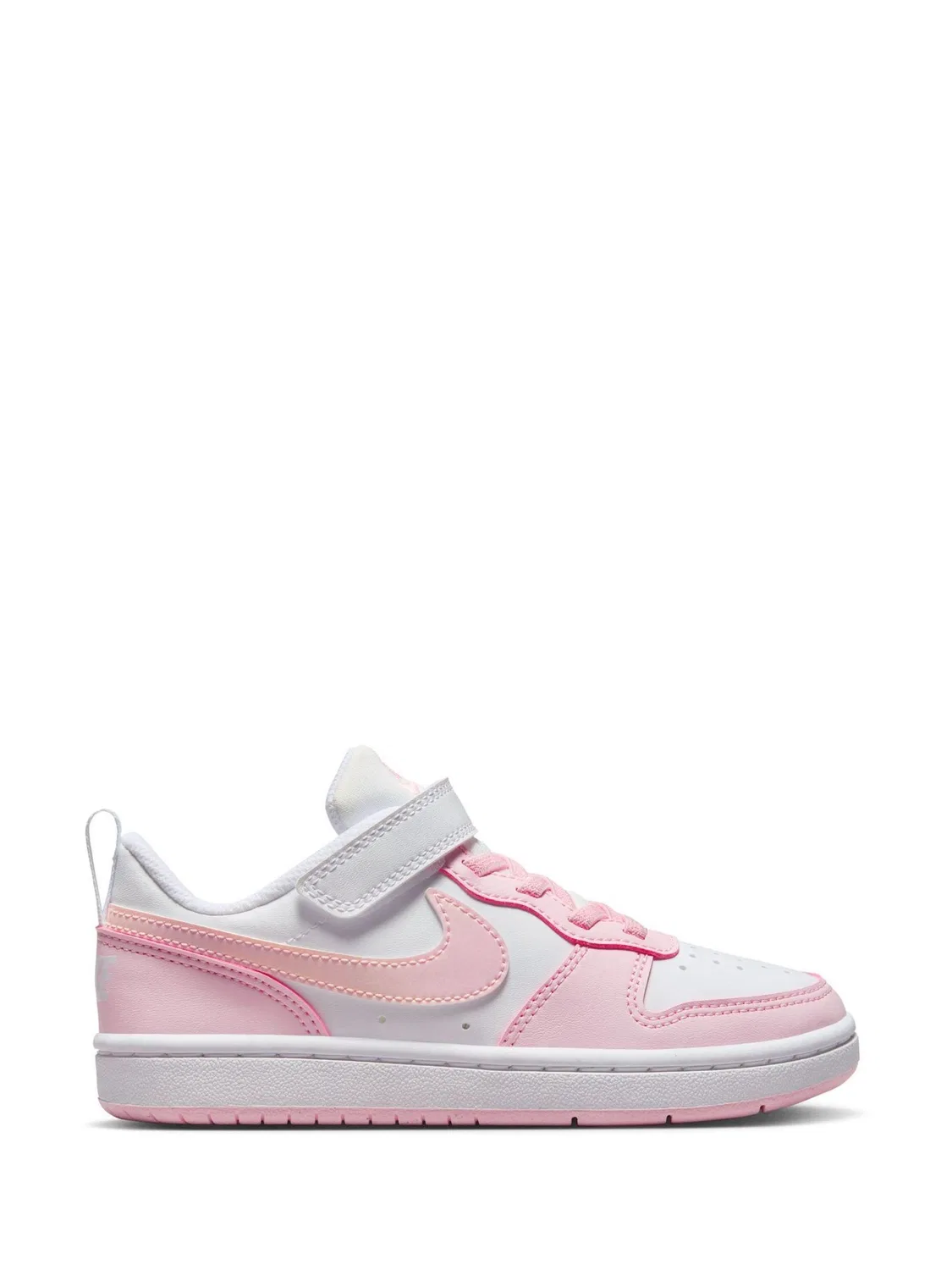 Кроссовки Nike Court Borough Low Recraft, бело-розовые