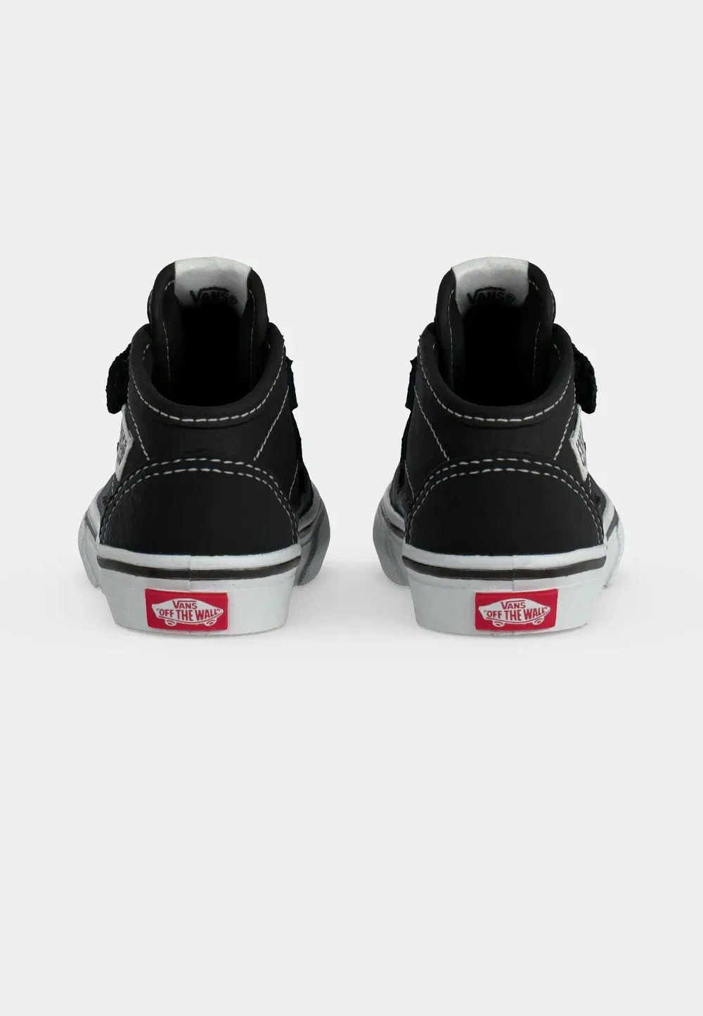 Полусапожные кеды с эластичными шнурками, унисекс Vans, Black/White — фото 4