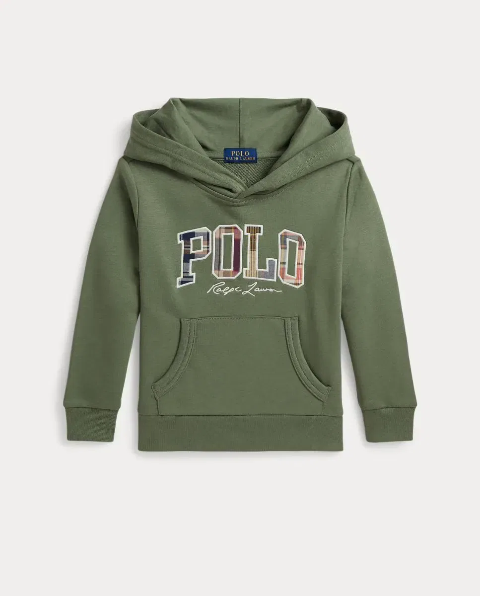 Детская худи для мальчиков с логотипом Polo Ralph Lauren, Verde Militar