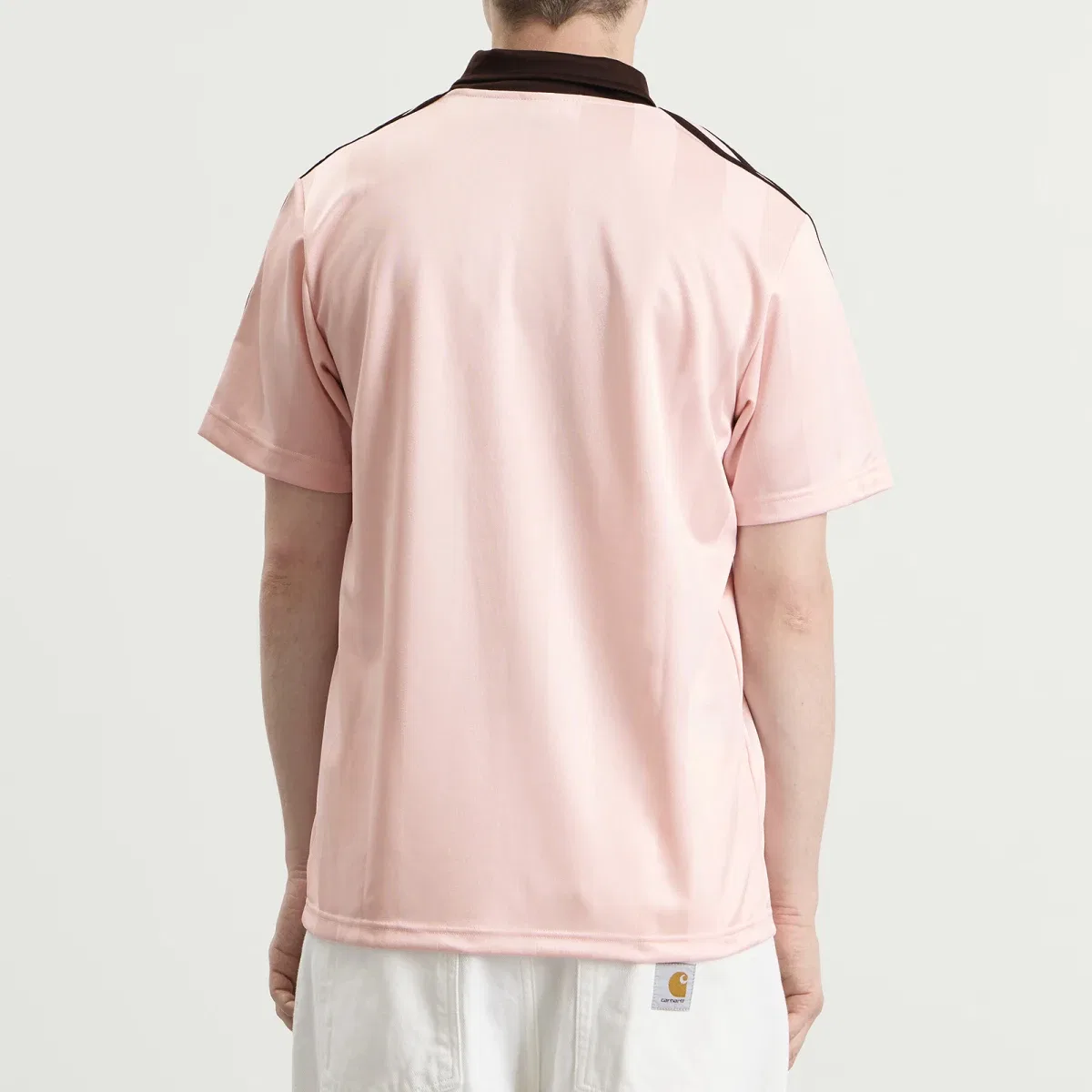 Футболка с V-образным вырезом Spellout jersey Adidas, Sandy Pink — фото 3