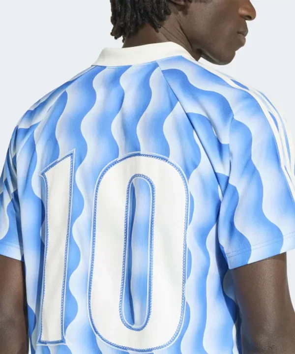 Футболка с коротким рукавом Summer Jersey, Adidas, сине-белый — фото 4