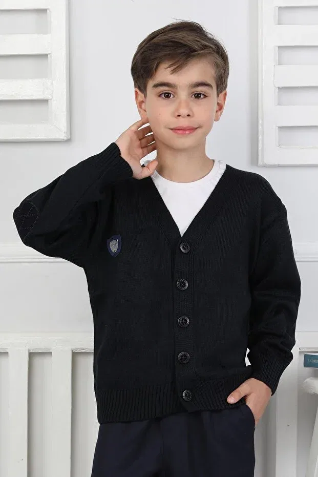 Детский кардиган для мальчиков хлопковый Newkids, Navy Blue