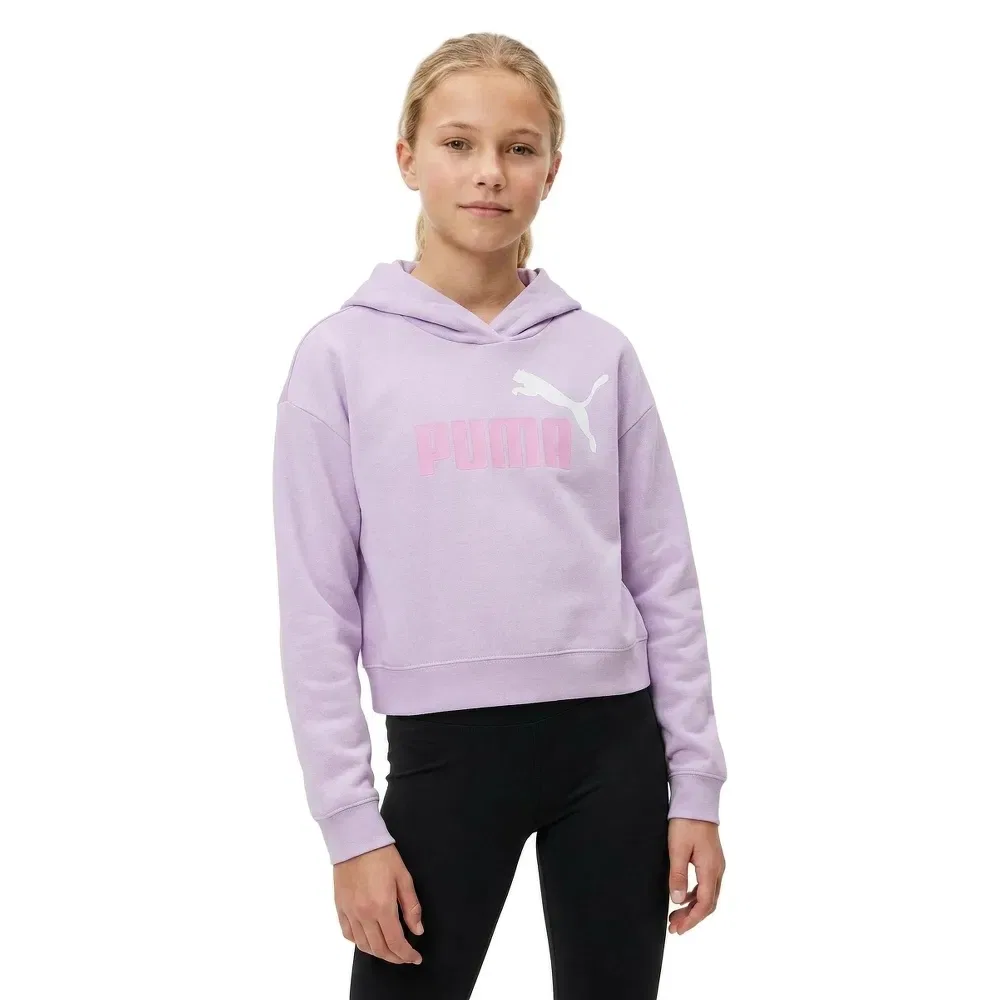 Худи Puma Essential 2 Color Nº1 Logo Short Length, фиолетовый — фото 3