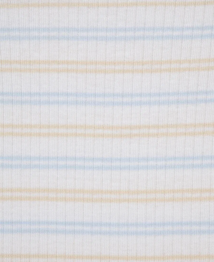 Комплект боди и штанов для малышей с принтом медвежат, 5 предметов Little Me, White/Blue — фото 4