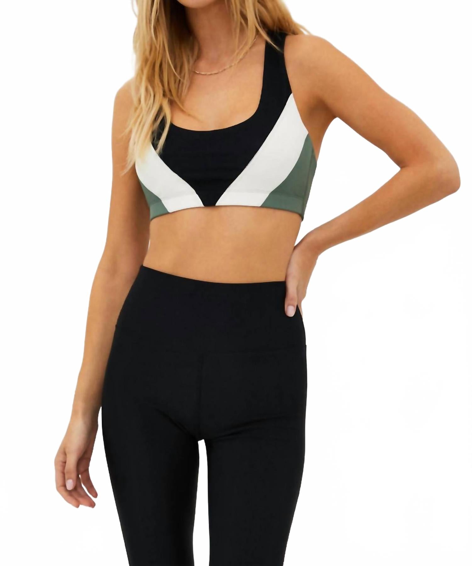 

Топ Lucia с круглым вырезом в цветовой гамме Queen Palm Beach Riot, Queen Palm Colorblock