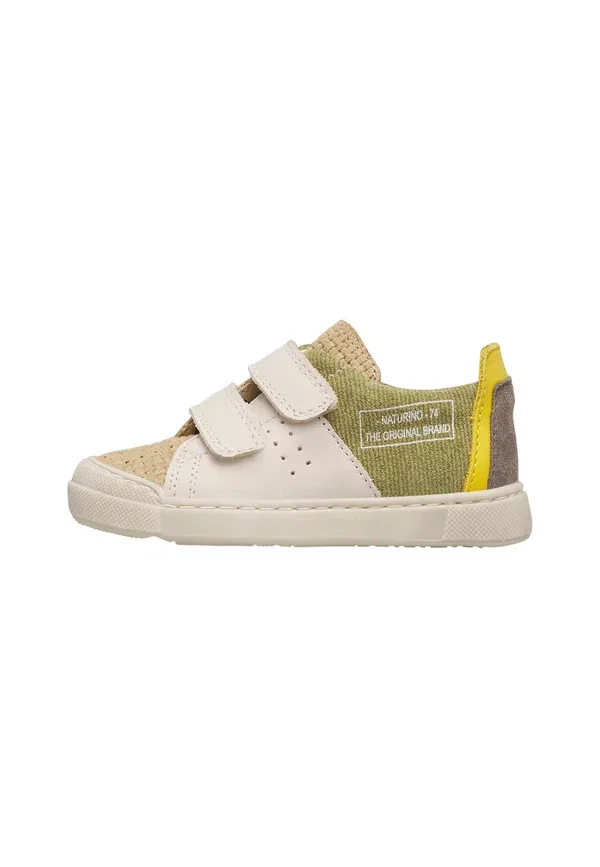 Ботиночки с замшевым верхом Trajan vl Naturino, Creme Weiß-beige, бежевый