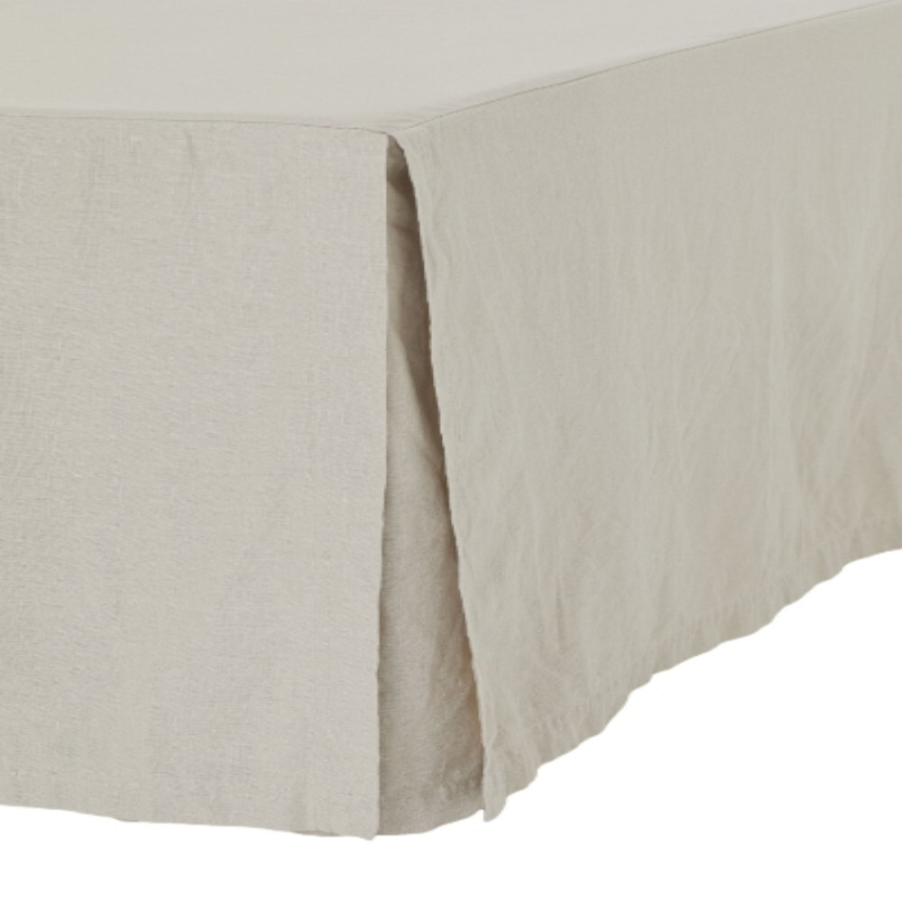 

Подзор для кровати H&M Home Linen-blend, бежевый